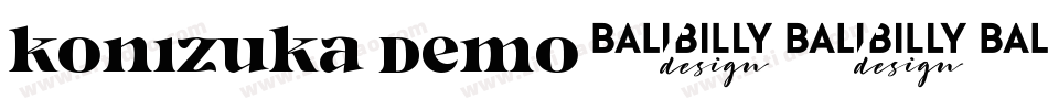 Konizuka Demo字体转换